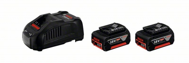 Базовый комплект 2 GBA 18V 5.0Ah + GAL 1880 CV