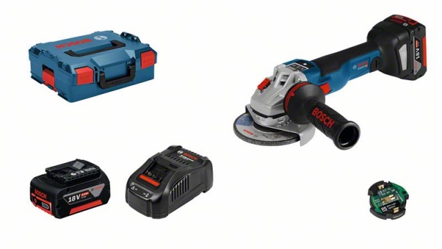 Аккумуляторная угловая шлифмашина GWS 18V-10 SC